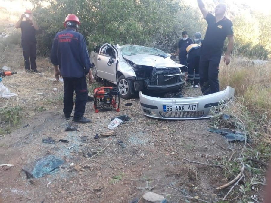 Feci kaza: 1 polis öldü, 1 polis yaralandı