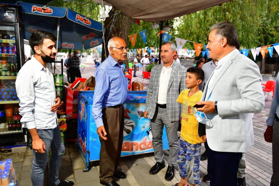 Milletvekili Çakır İle Belediye Başkanı Çınar mahalle ziyaretinde