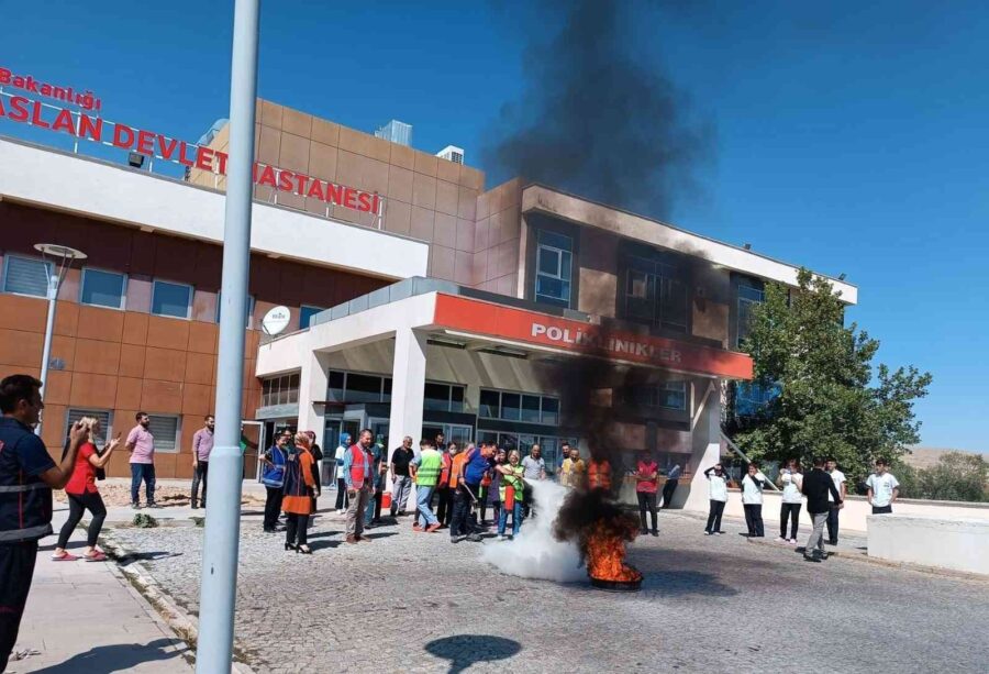 Hastanelerde Tatbikatlara Ağırlık Verildi