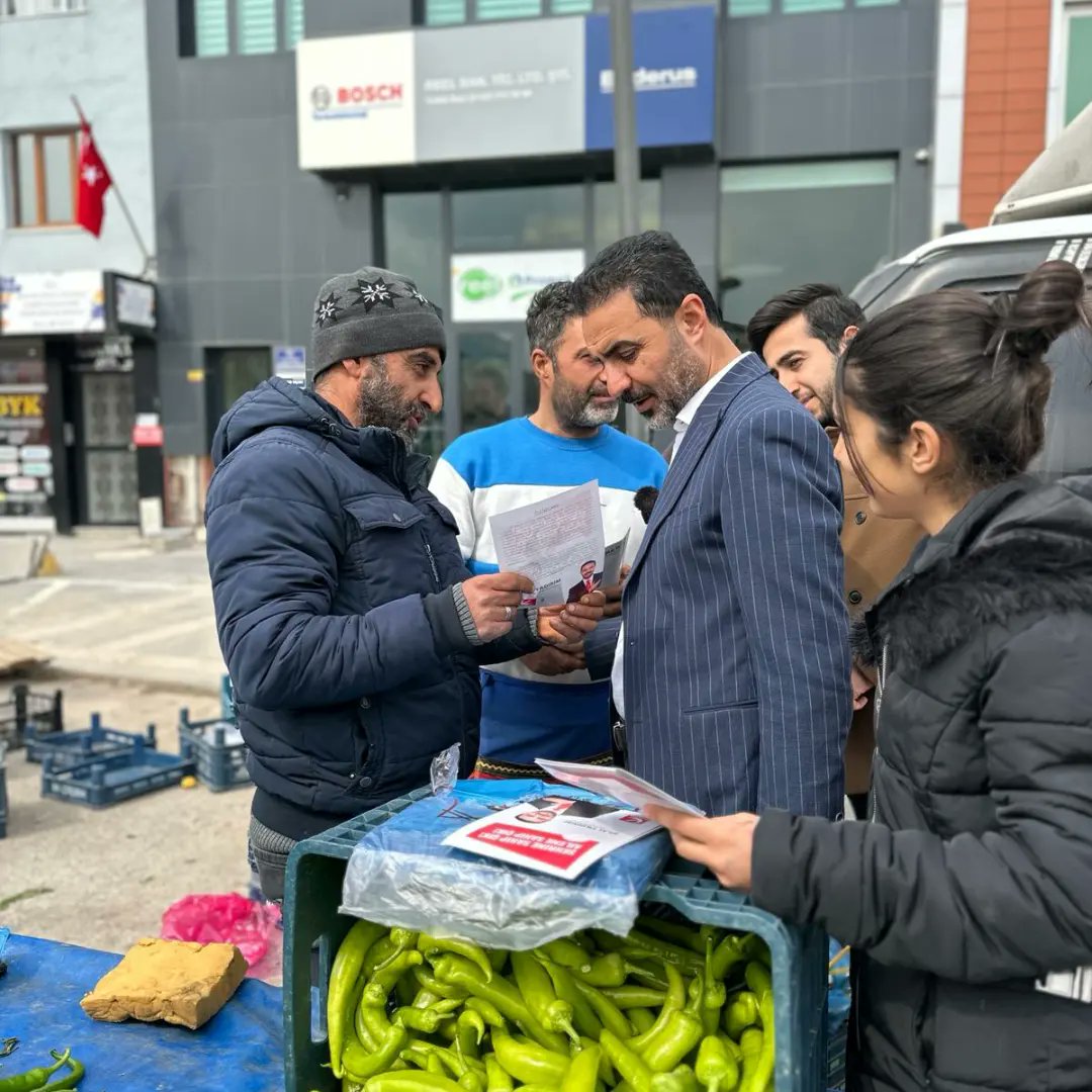 Başkan Adayı Yıldırım’dan Pazarcı Esnafına Ziyaret