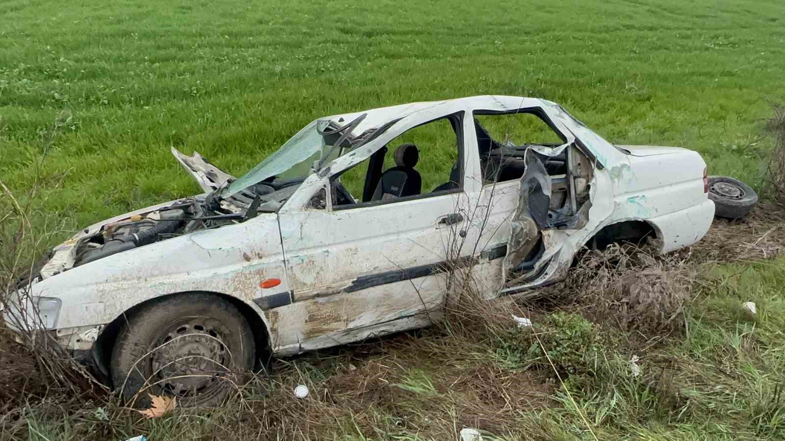 Hurdaya Dönen Araçtan Sağ Çıktı