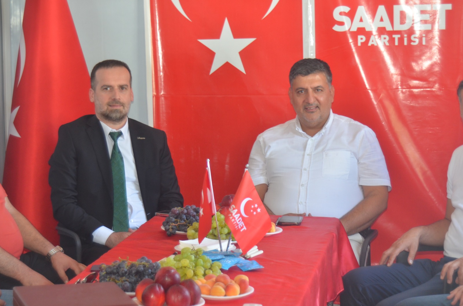 Maginder’den Saadet Partisine Ziyaret