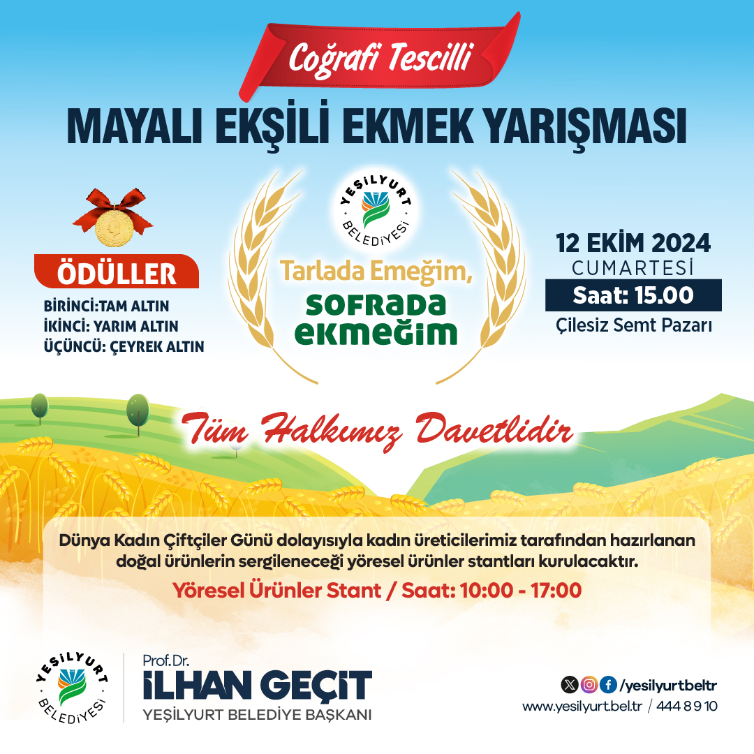 “MAYALI EKŞİLİ EKMEK’ YARIŞMASI