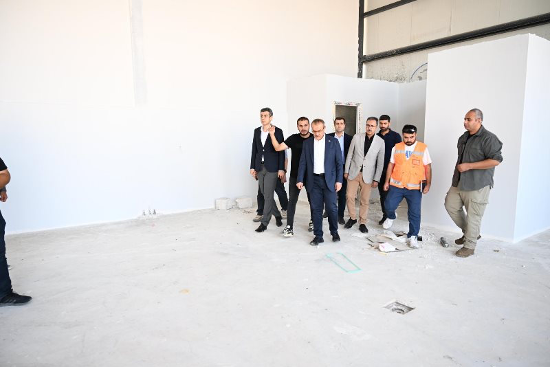 Vali Seddar Yavuz Yeni Sanayi Sitesi’nde İncelemelerde Bulundu